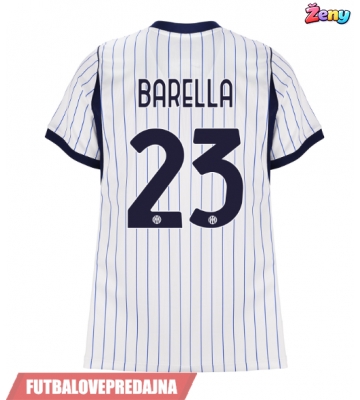 Lacne Ženy Futbalové dres Inter Milan Nicolo Barella #23 2026-27 Krátky Rukáv - Preč